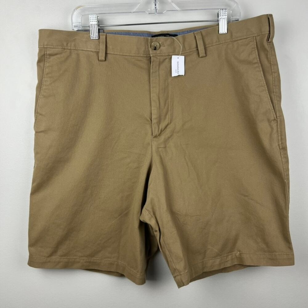 Banana Republic Stretch Aiden Khaki Shorts Men's 38